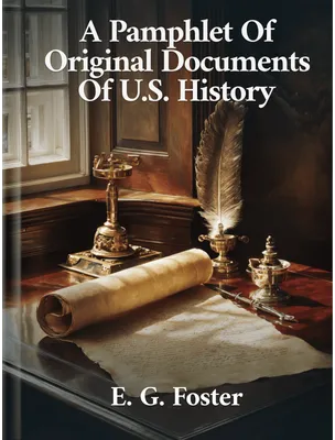 A Pamphlet Of Original Documents Of U.S. History, E. G. Foster
